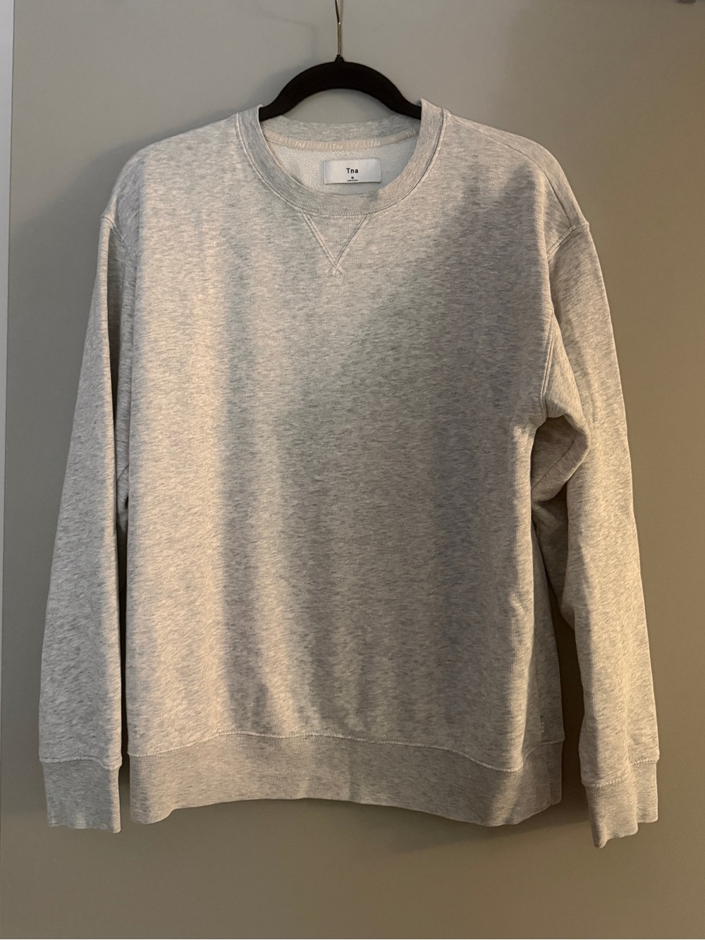 TNA lightweight Crewneck Sweatshirt - Heather Gray